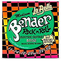 La Bella Bender Rock n Roll Electric Guitar Strings 11 - 52
