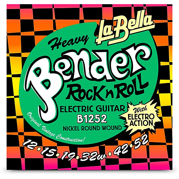 La Bella Bender Rock n Roll Electric Guitar Strings 12 - 52