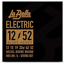 La Bella Blues Electric Guitar Strings Heavy (12 - 52)