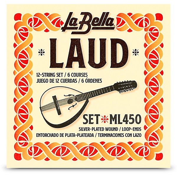 La Bella ML450 Laud 12-String Set