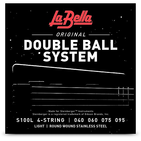 La Bella S100L Double Ball System Bass Strings Light (40 - 95)