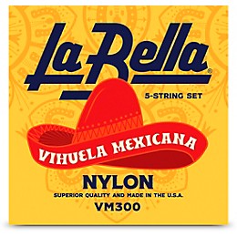 La Bella VM300 Vihuela de Mexico 5-String Set