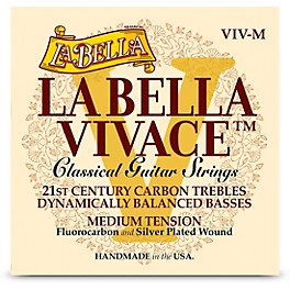 La Bella VIV-M La Bella Vivace Classical Guitar Strings Medium Tension