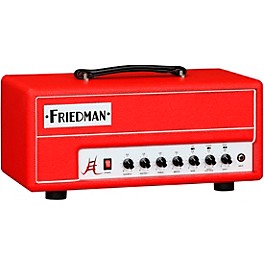 Friedman Jake E. Lee Signature 20 2-Channel 20-Watt Head EL84 Tubes Series Red Tolex