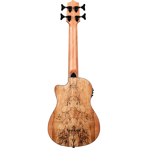 Kala Spalted Maple Acoustic-Electric U-Bass