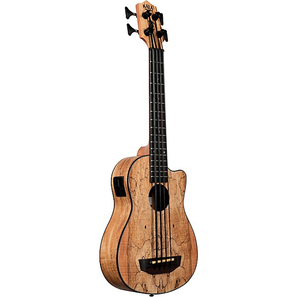 Kala Spalted Maple Acoustic-Electric U-Bass