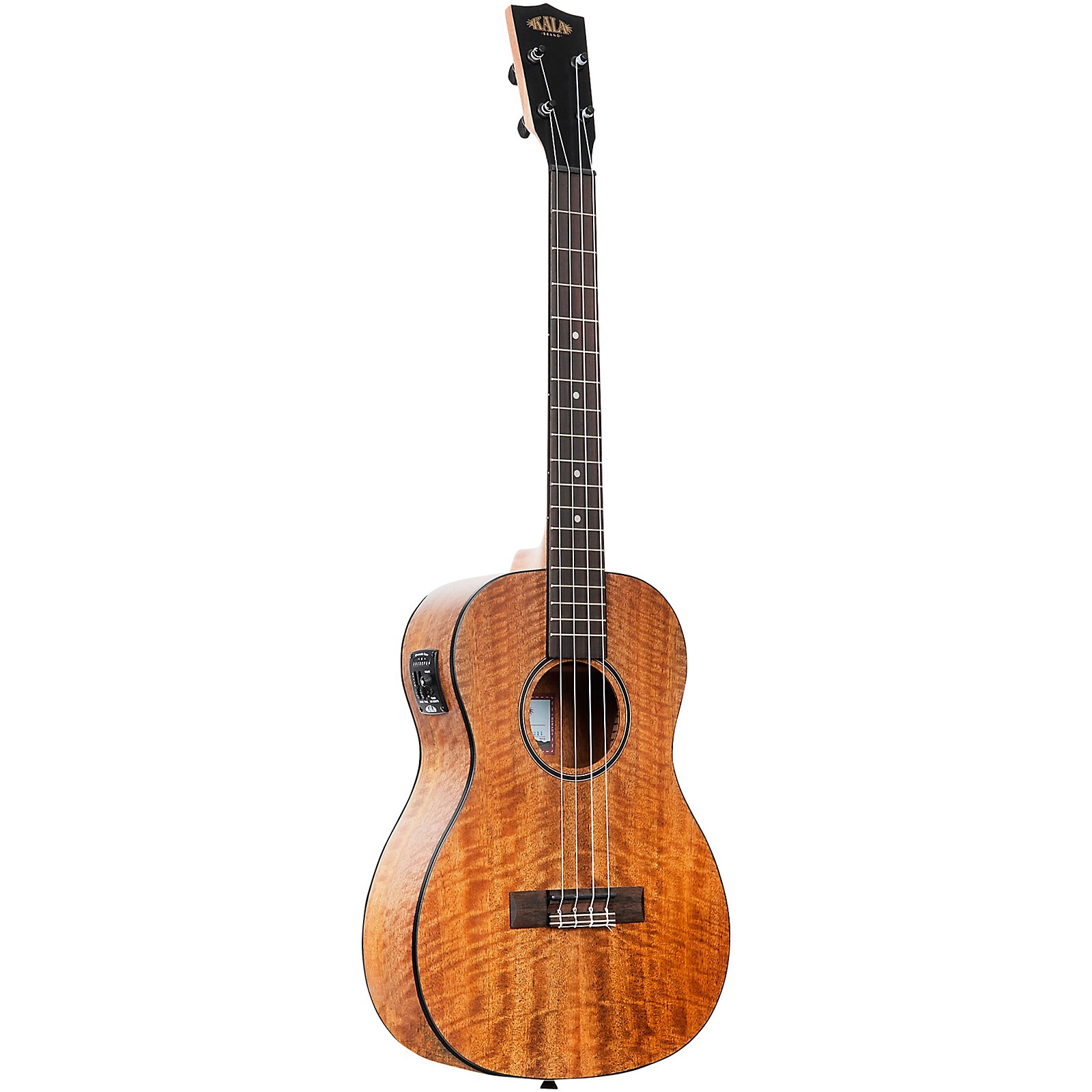 Kala Curly Mango Baritone AcousticElectric Ukulele Guitar Center