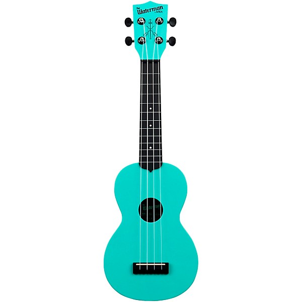 Kala KA-WMG-S Glow In The Dark Soprano Waterman Ukulele Aqua Mist