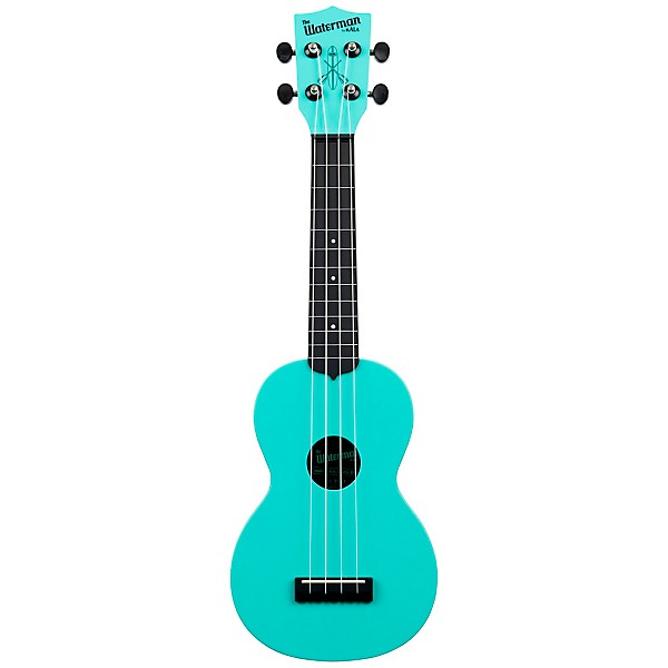 Kala KA-WMG-S Glow In The Dark Soprano Waterman Ukulele Aqua Mist