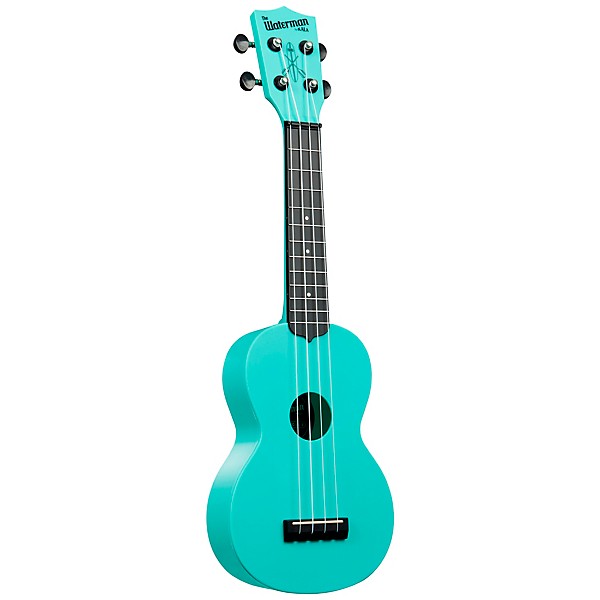 Kala KA-WMG-S Glow In The Dark Soprano Waterman Ukulele Aqua Mist