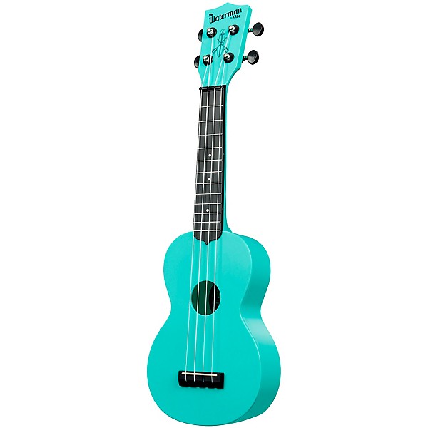 Kala KA-WMG-S Glow In The Dark Soprano Waterman Ukulele Aqua Mist