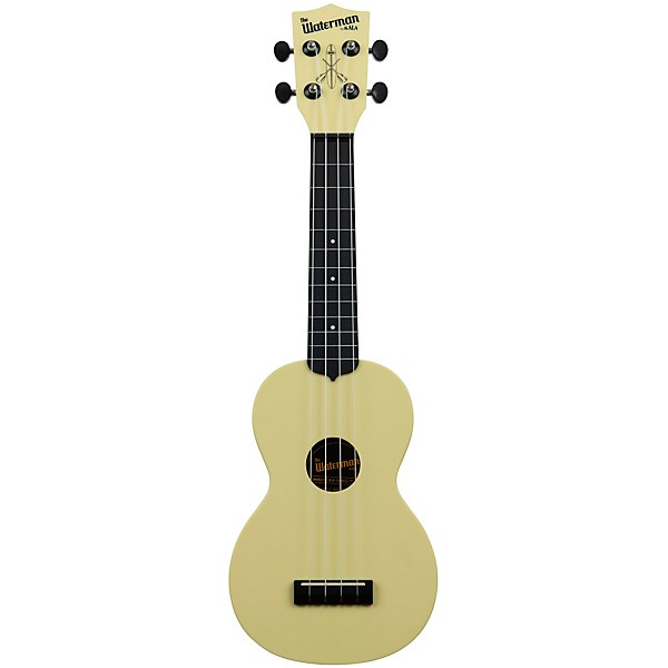 Kala KA-WMG-S Glow In The Dark Soprano Waterman Ukulele Starlight Yellow