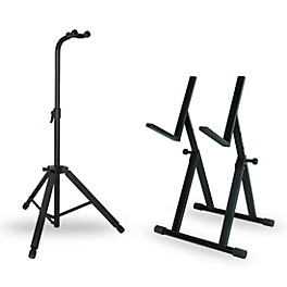 Musician's Gear Hanging Guitar Stand With Deluxe Amp Stand