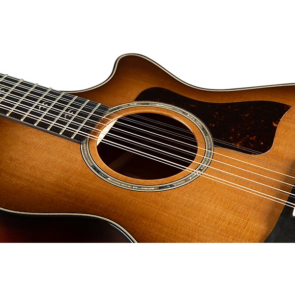 Taylor 552ce Grand Concert 12-Fret 12-String Acoustic-Electric Guitar Shaded Edge Burst