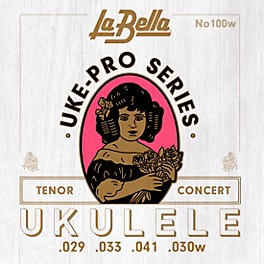 La Bella 100W Uke-Pro Series Tenor/Concert Ukulele Strings