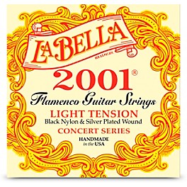 La Bella 2001 Series Flamenco Guitar Strings Hard La Bella 2001 Series Flamenco Guitar Strings Light