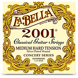 La Bella 2001 Series Classical Guitar Strings Medium Hard