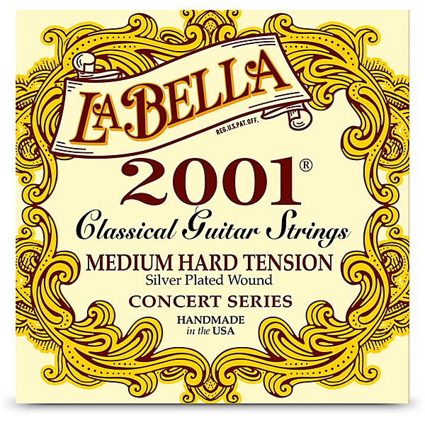 La Bella 2001 Series Classical Guitar Strings Medium Hard