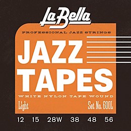 La Bella 600 White Jazz Tapes Light (12 - 56)