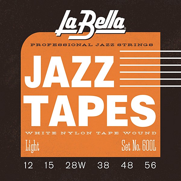 La Bella 600 White Jazz Tapes Light (12 - 56)