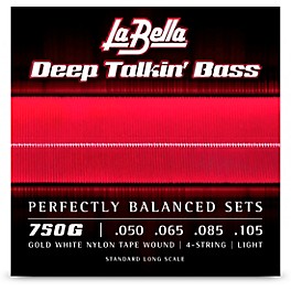 La Bella Deep Talkin' Gold White Nylon Tape Wound for 4-String Bass