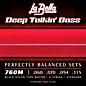 La Bella 760N Deep Talkin' Black Nylon Tape Wound 4-String Bass Strings - Standard 60 - 115 thumbnail