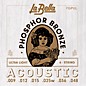 La Bella 7GP Phosphor Bronze 6-String Acoustic Guitar Strings Ultra Light (9 - 48) thumbnail