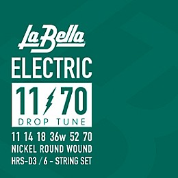 La Bella HRS-D Drop Tune Electric Guitar Strings 11 - 70