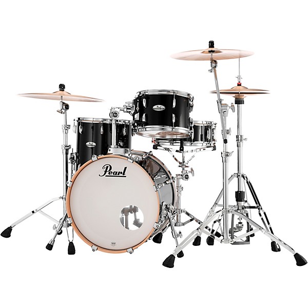 Pearl Professional Maple 3-Piece Shell Pack with 20" Bass Drum Piano Black