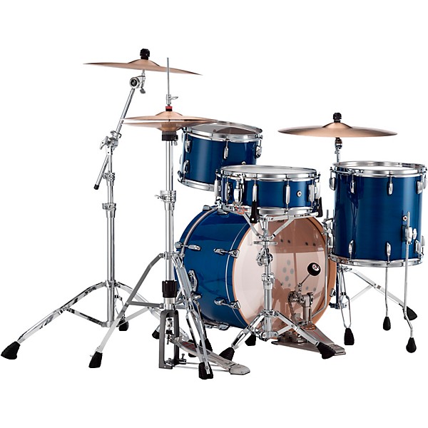 Pearl Professional Maple 3-Piece Shell Pack with 20" Bass Drum Sheer Blue