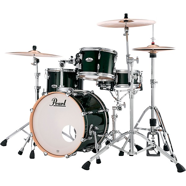 Pearl Professional Maple 3-Piece Shell Pack with 20" Bass Drum Emerald Mist