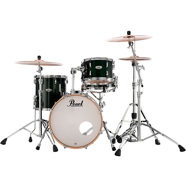 Pearl Professional Maple 3-Piece Shell Pack with 20" Bass Drum Emerald Mist