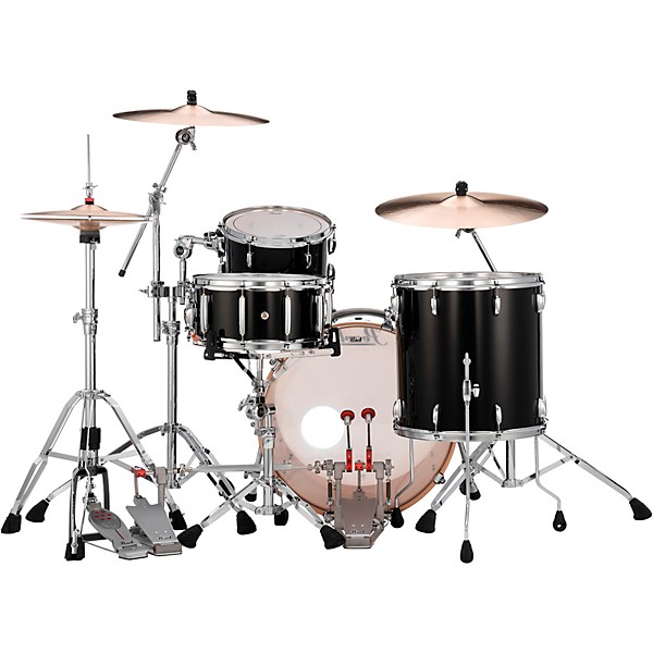 Pearl Professional Maple 3-Piece Shell Pack with 22" Bass Drum Piano Black