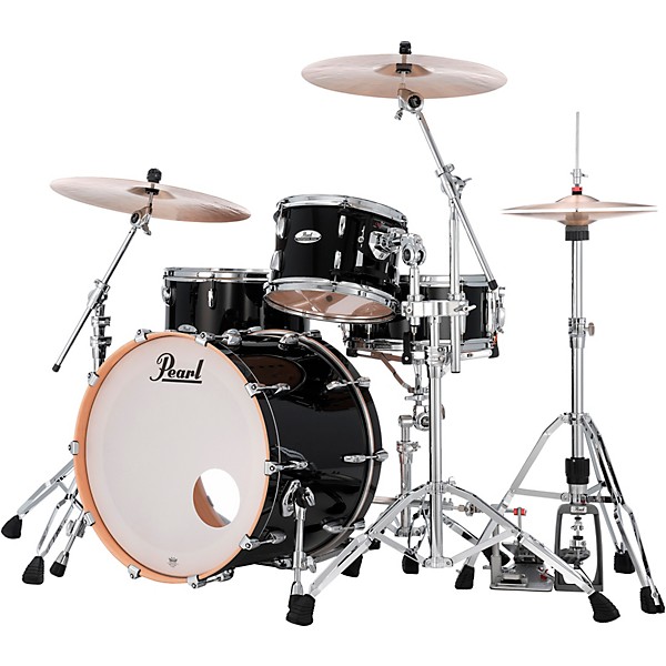 Pearl Professional Maple 3-Piece Shell Pack with 22" Bass Drum Piano Black