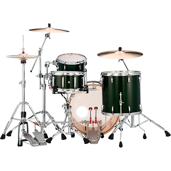 Pearl Professional Maple 3-Piece Shell Pack with 22" Bass Drum Emerald Mist