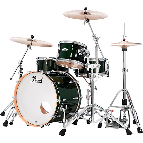 Pearl Professional Maple 3-Piece Shell Pack with 22" Bass Drum Emerald Mist