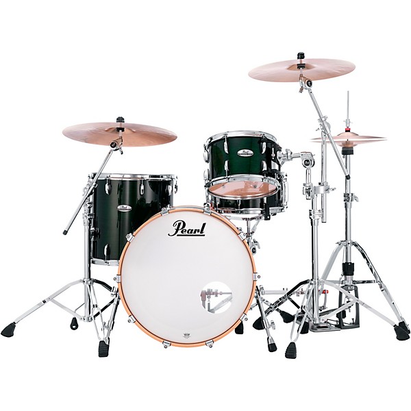 Pearl Professional Maple 3-Piece Shell Pack with 22" Bass Drum Emerald Mist