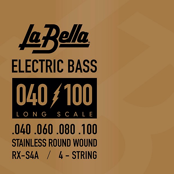 La Bella RX Series Stainless Steel 4-String Electric Bass Strings (40 - 100)