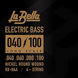 La Bella RX Series Nickel 4-String Electric Bass Strings (40 - 100)