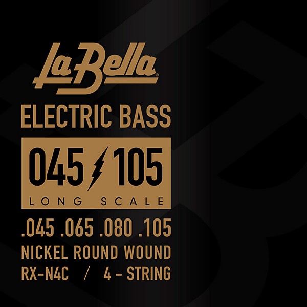 La Bella RX Series Nickel 4-String Electric Bass Strings (45 - 105)