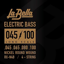 La Bella RX Series Nickel 4-String Electric Bass Strings (45 - 100)