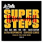 La Bella Super Steps Stainless Steel Exposed Cores 5-String Bass Strings Standard (45 - 128) thumbnail