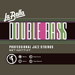 La Bella Double Bass White Nylon Tape Wound String Set for Baby Bass