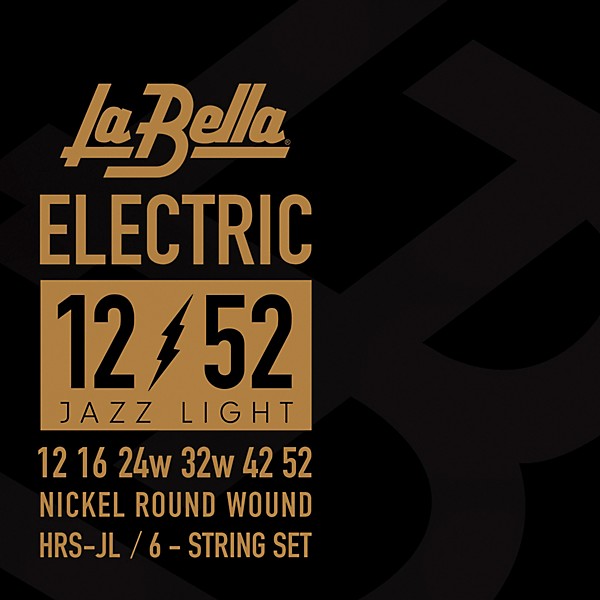 La Bella HRS-J Jazz Electric Guitar Strings Light (12 - 52)