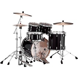 Pearl Professional Maple 4-Piece Shell Pack With 22" Bass Drum Piano Black
