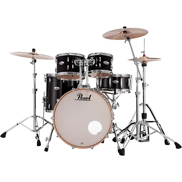 Pearl Professional Maple 4-Piece Shell Pack with 22" Bass Drum Piano Black