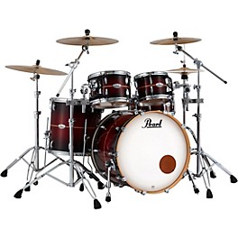 Pearl Professional Maple 4-Piece Shell Pack... Pearl Professional Maple 4-Piece Shell Pack with 22" Bass Drum Redburst Stripe