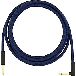 Fender Festival Straight to Angle Instrument Cable - Blue Dream 10 ft.