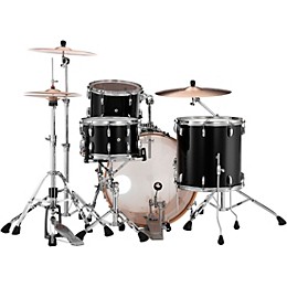 Pearl Professional Maple 3-Piece Shell Pack With 24" Bass Drum Piano Black