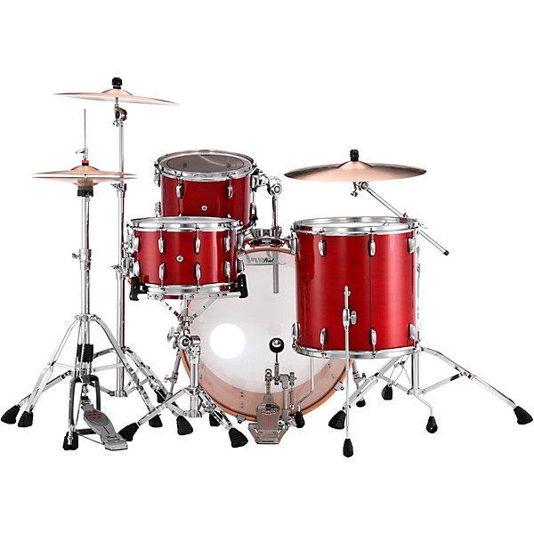 Pearl Professional Maple 3-Piece Shell Pack with 24" Bass Drum Sequoia Red